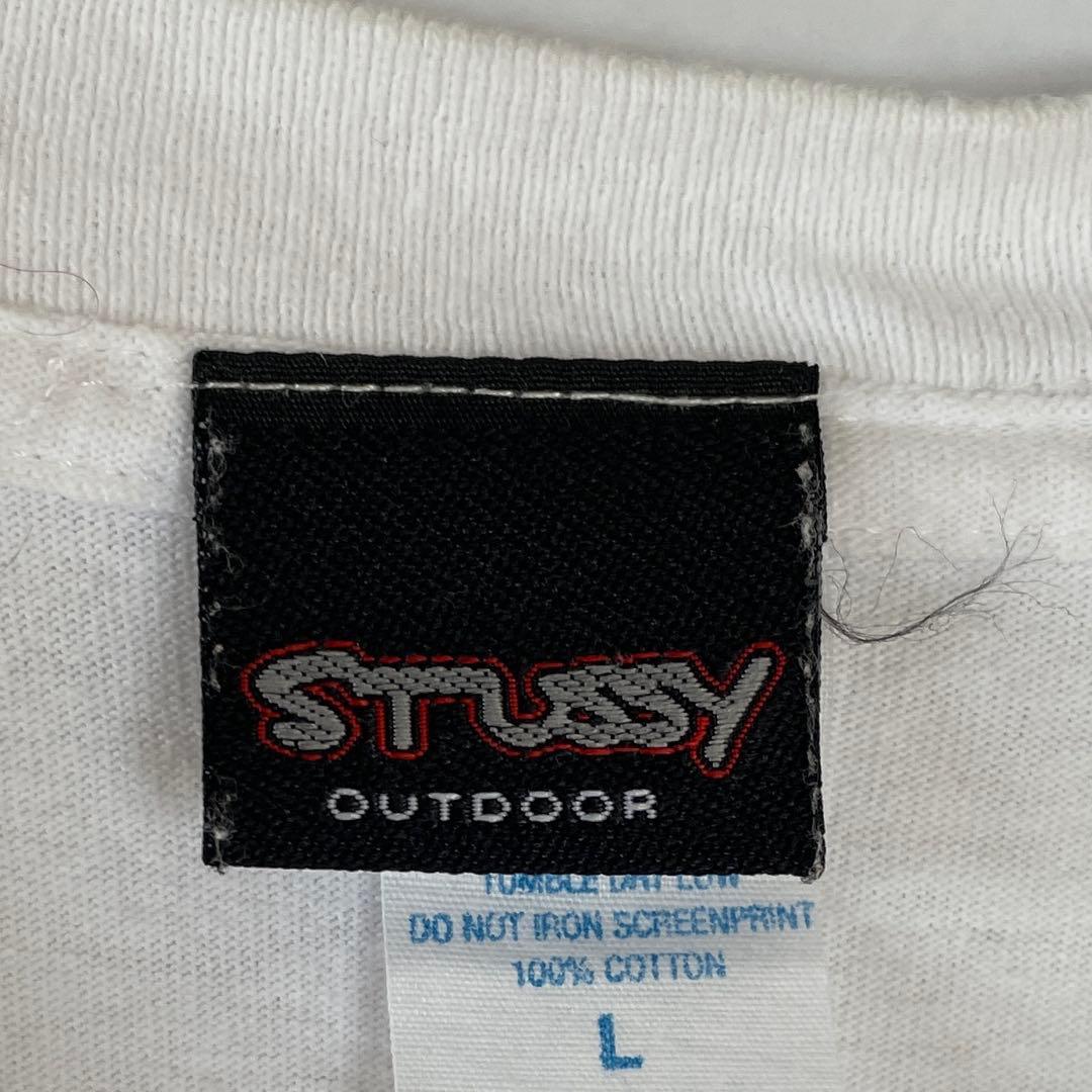 ステューシー　outdoor 00s シャドーマン　Tシャツ L ヴィンテージ
