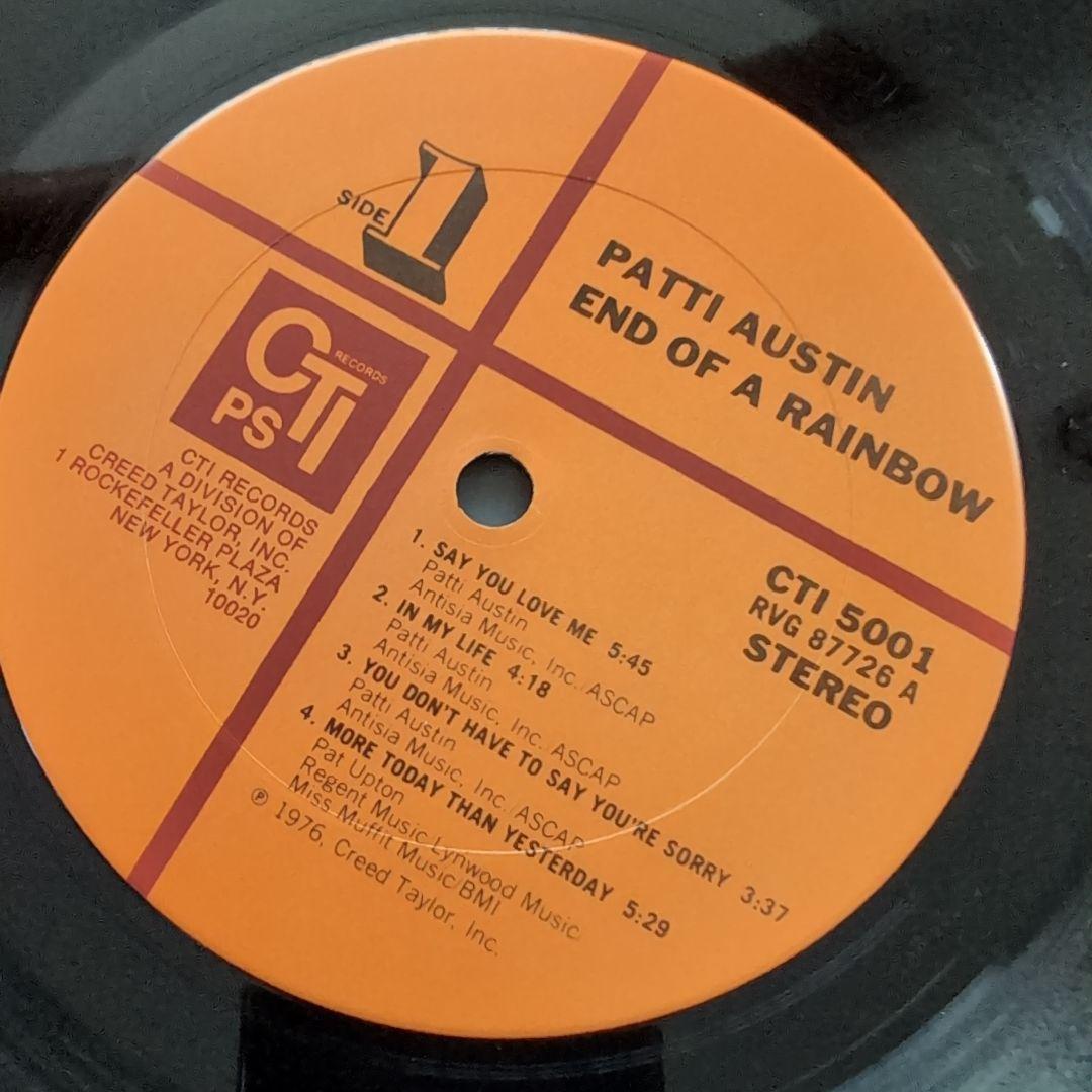 PATTI AUSTIN / END OF A RAINBOW / 輸入盤 LP