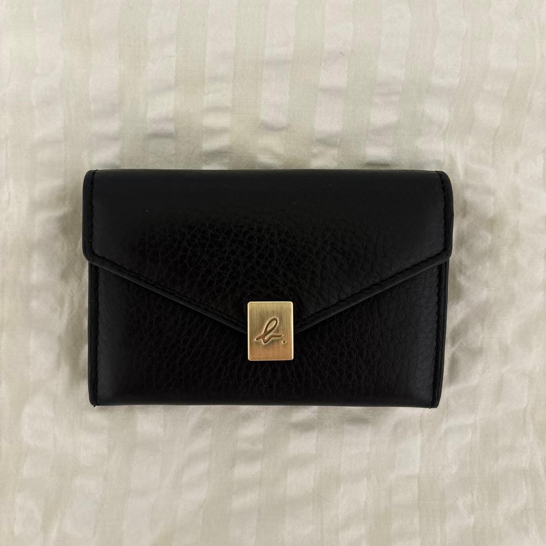 agnès b. 黒 レザー 名刺入れ