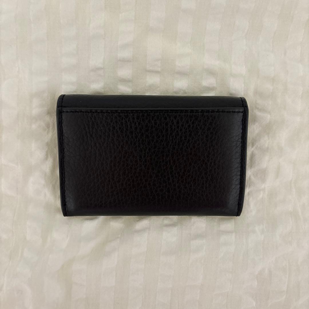 agnès b. 黒 レザー 名刺入れ