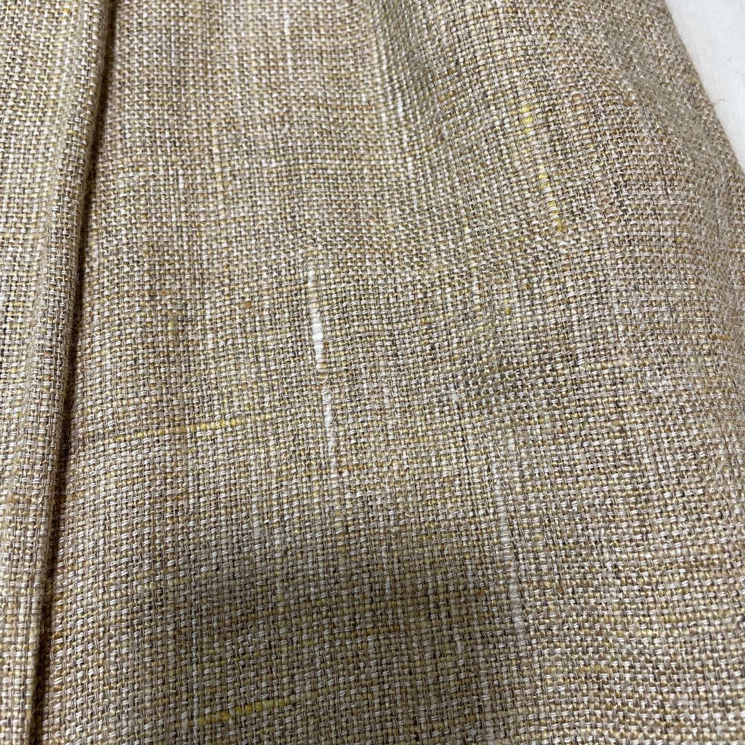 45R　コットンリネンのラップスカート　ベージュ