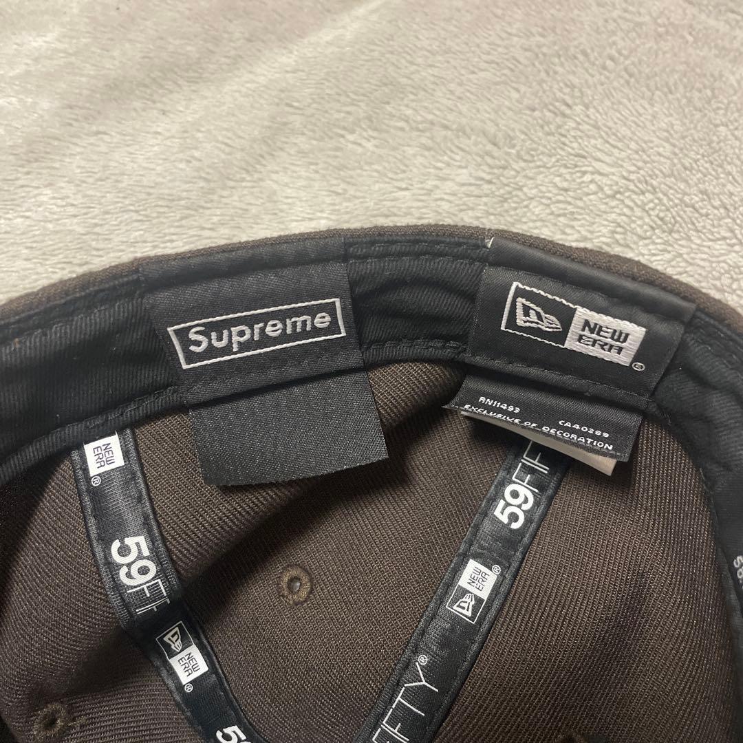 Supreme　ツノ S Logo　New Era　\"Brown\"