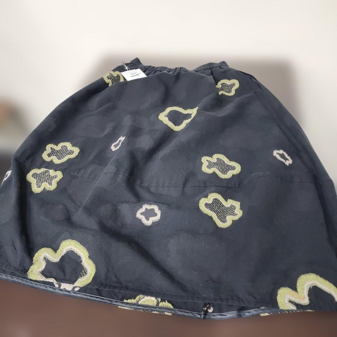 センソユニコ　慈雨　ロングスカート　黒　未使用　40