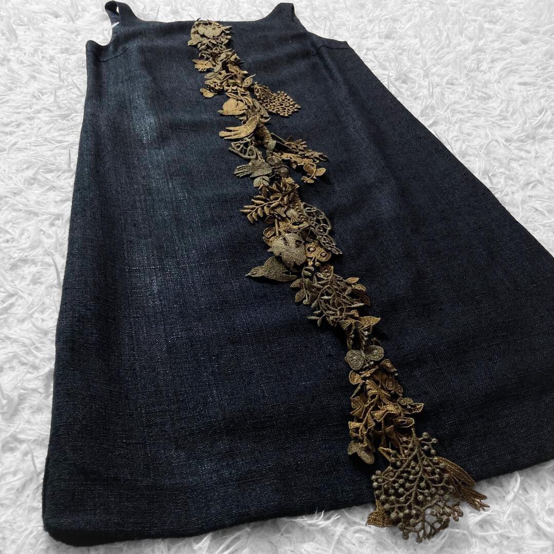 nämi様 タグ付 mina perhonen フォレストパレード シルク 刺繍