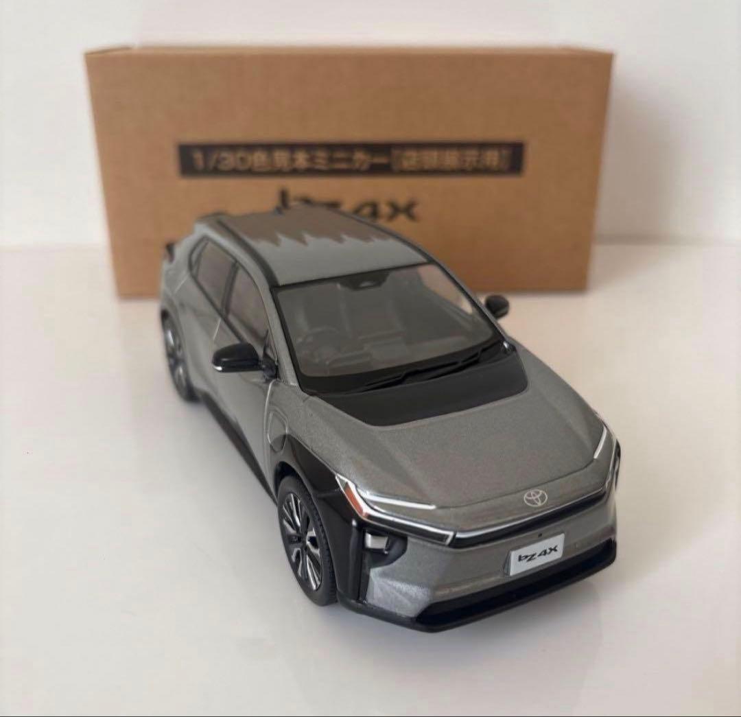 [非売品]トヨタ 新型bz4X ミニカープレシャスメタルシルバー