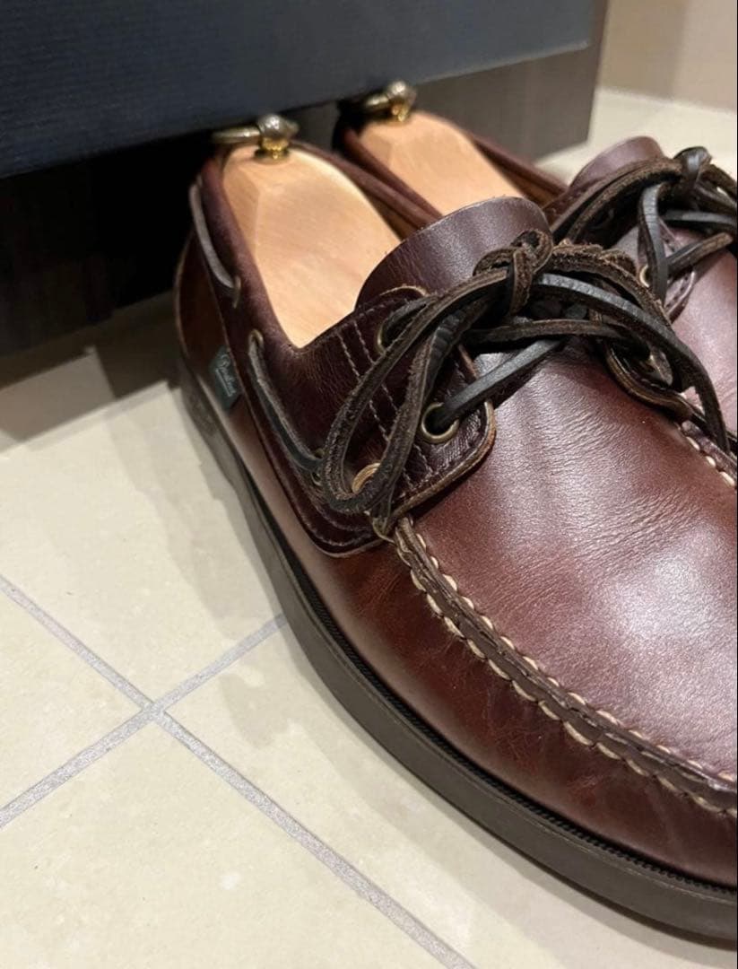 y*e様 paraboot BIRTH バース モカシン 6.5 マロン
