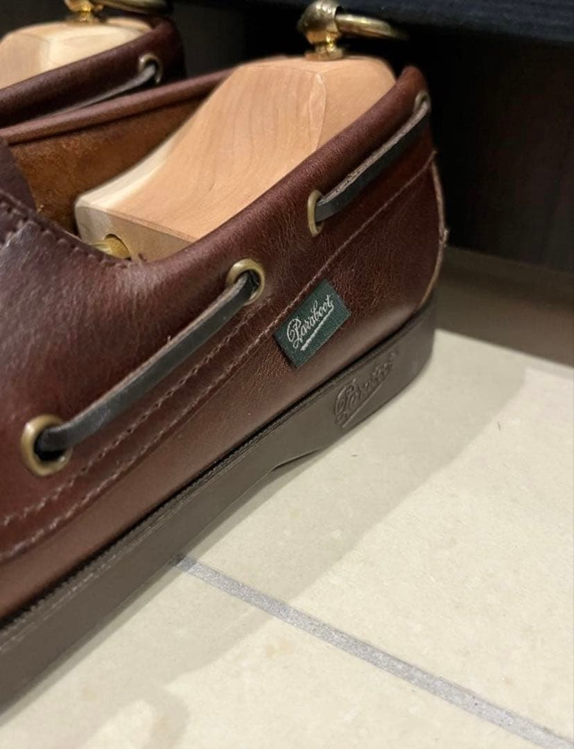 y*e様 paraboot BIRTH バース モカシン 6.5 マロン