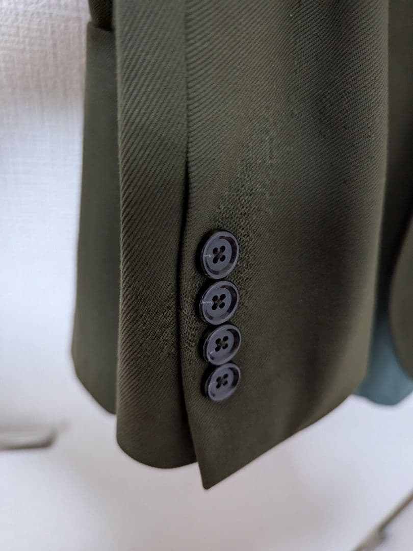 B:MING by BEAMS カーキ オリーブ コットンセットアップスーツ M