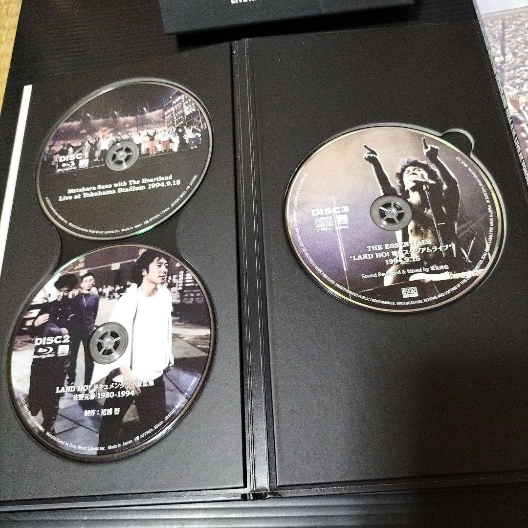 LAND HO! MOTOHARU SANO ブルーレイ、CD開封済