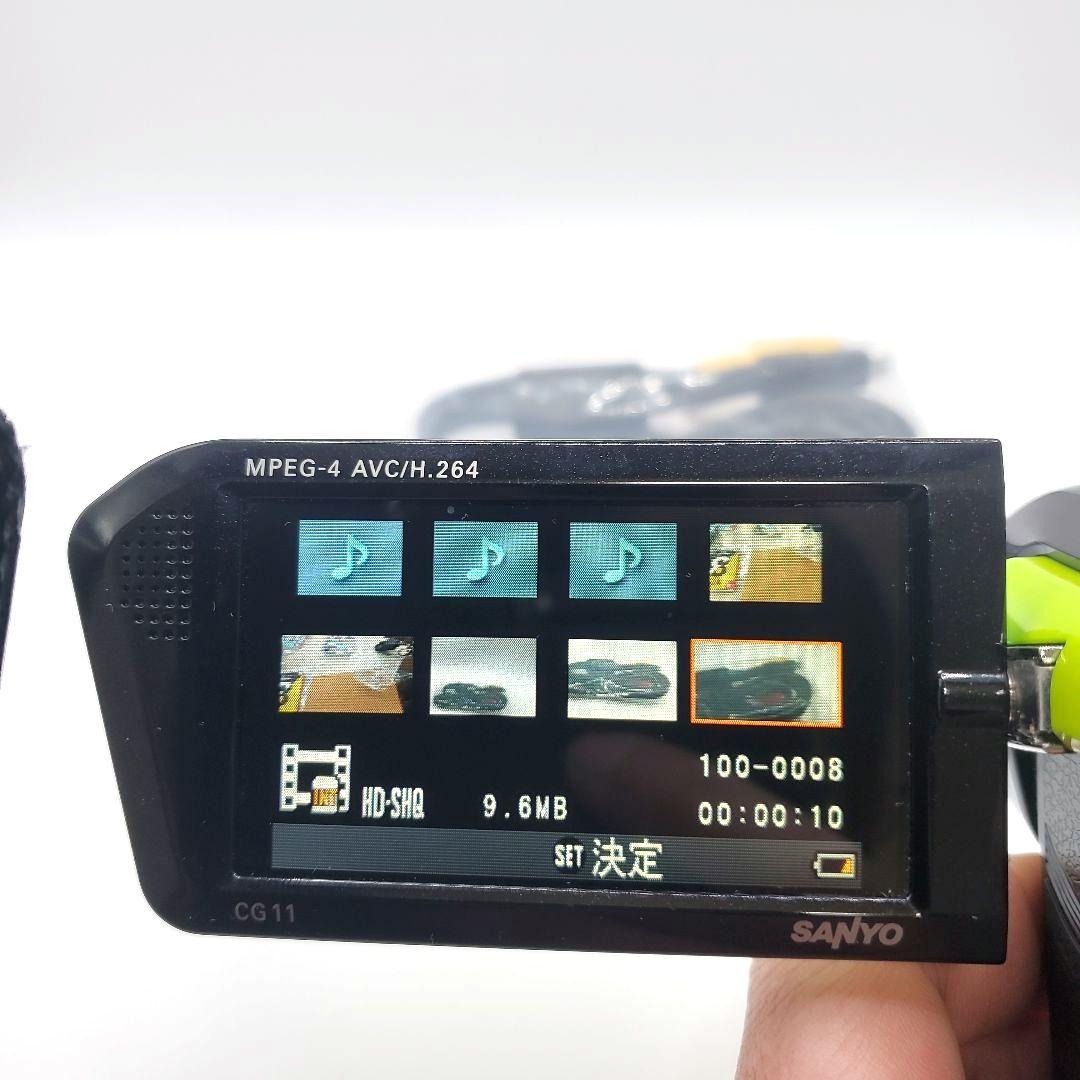 SANYO Xacti ザクティDMX-CG11 付属有り 箱付き ビデオカメラ