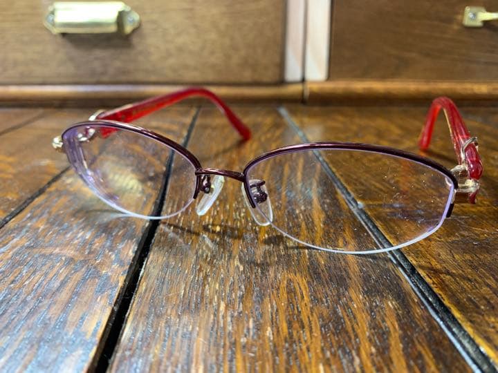 中村勘三郎　メガネ　KN-2637-2ワイン(53)