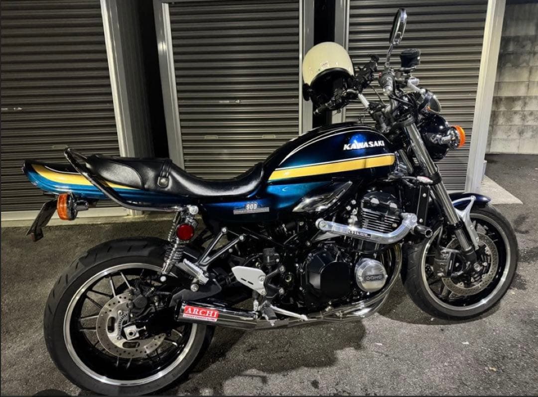 茗荷シート　z900rs 【ZⅡパターン・艶有りブラック】