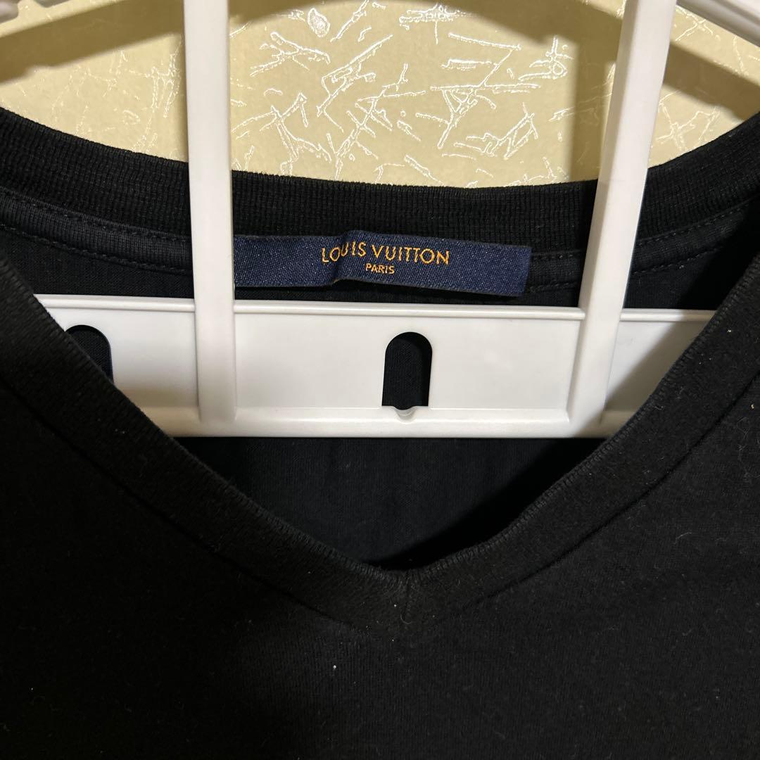 LOUISVUITTONルイヴィトンTシャツモノグラムコットンメンズVネック4L