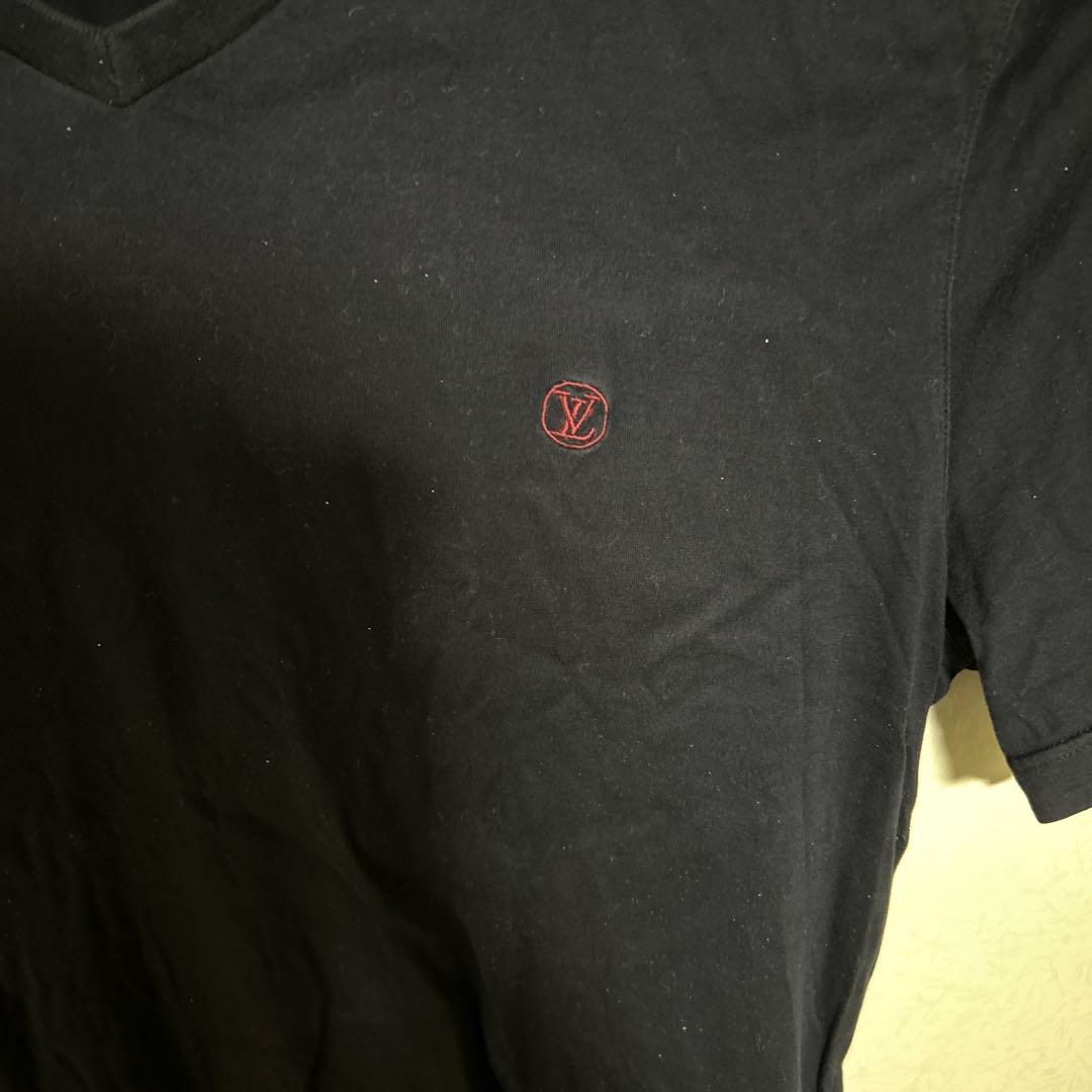 LOUISVUITTONルイヴィトンTシャツモノグラムコットンメンズVネック4L