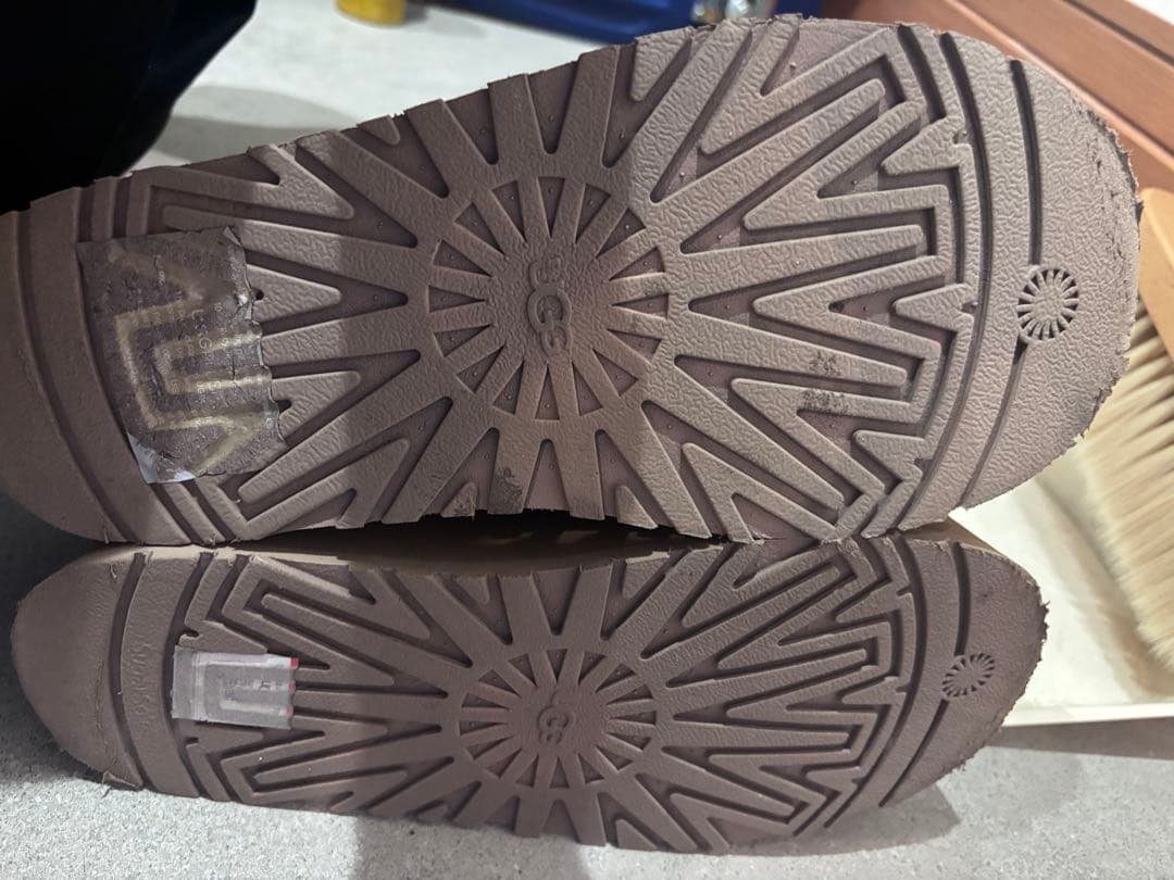 断捨離中※UGG クラシックディッパー ブラウン スエード 厚底 ムートン