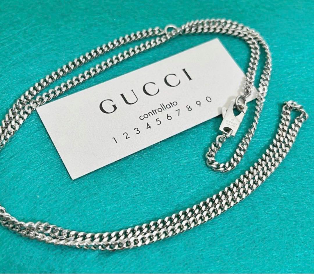 美品　GUCCI 2.5ミリ 喜平チェーンネックレス