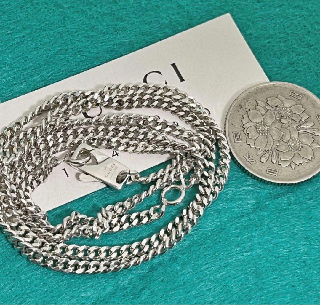 美品　GUCCI 2.5ミリ 喜平チェーンネックレス