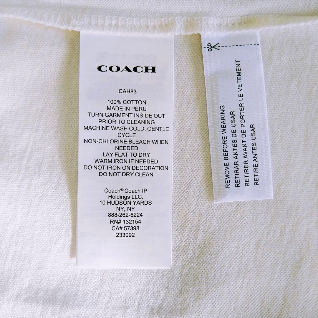 【新品タグ付】COACH コーチ カモ クラシック Tシャツ メンズ XLサイズ