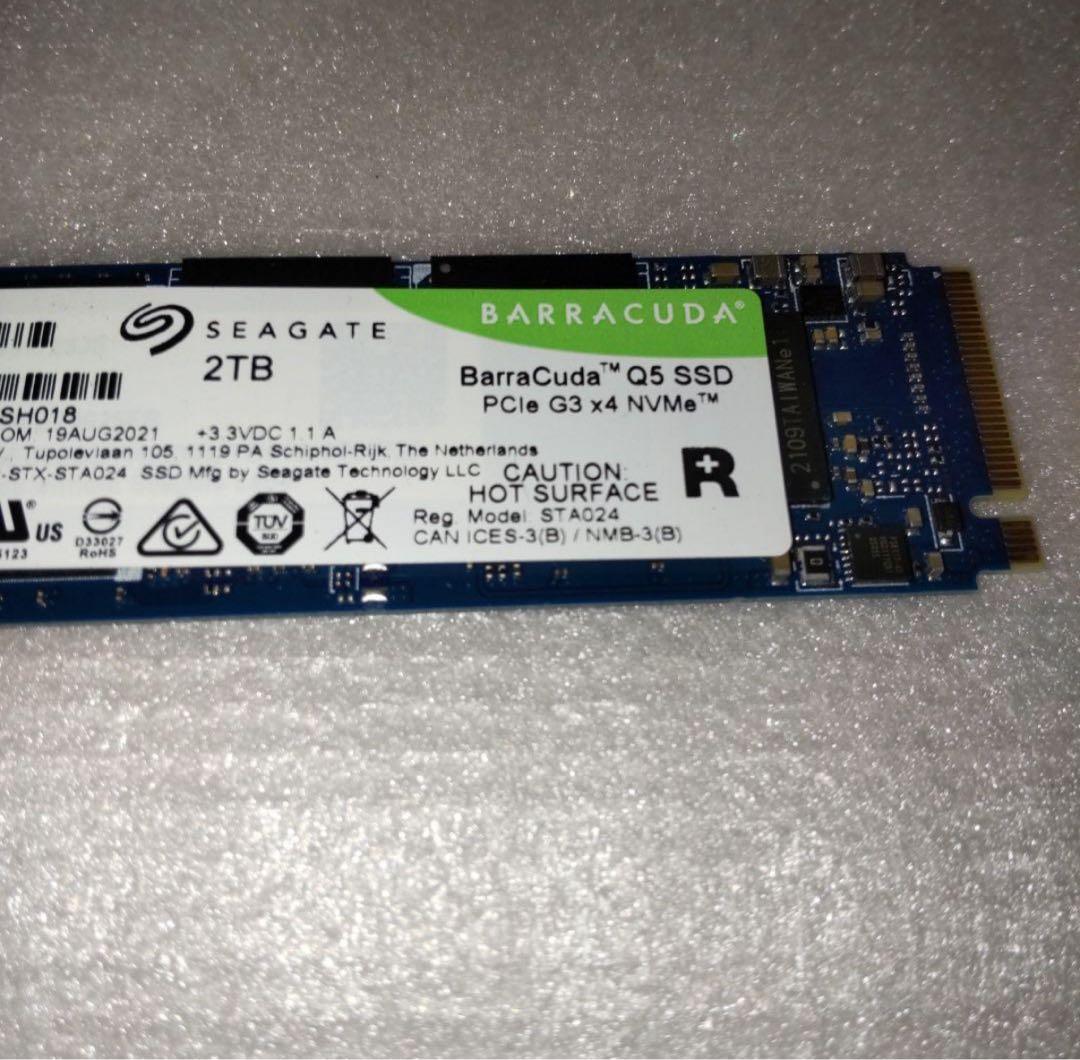 内蔵型SSD Seagate Barracuda 2TB SSD