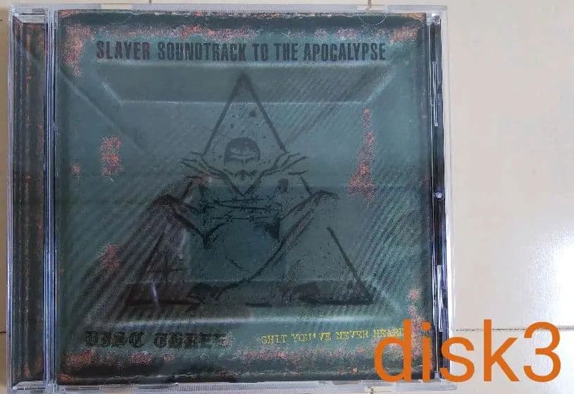 SLAYER / soundtrack to the apocalypse 廃盤