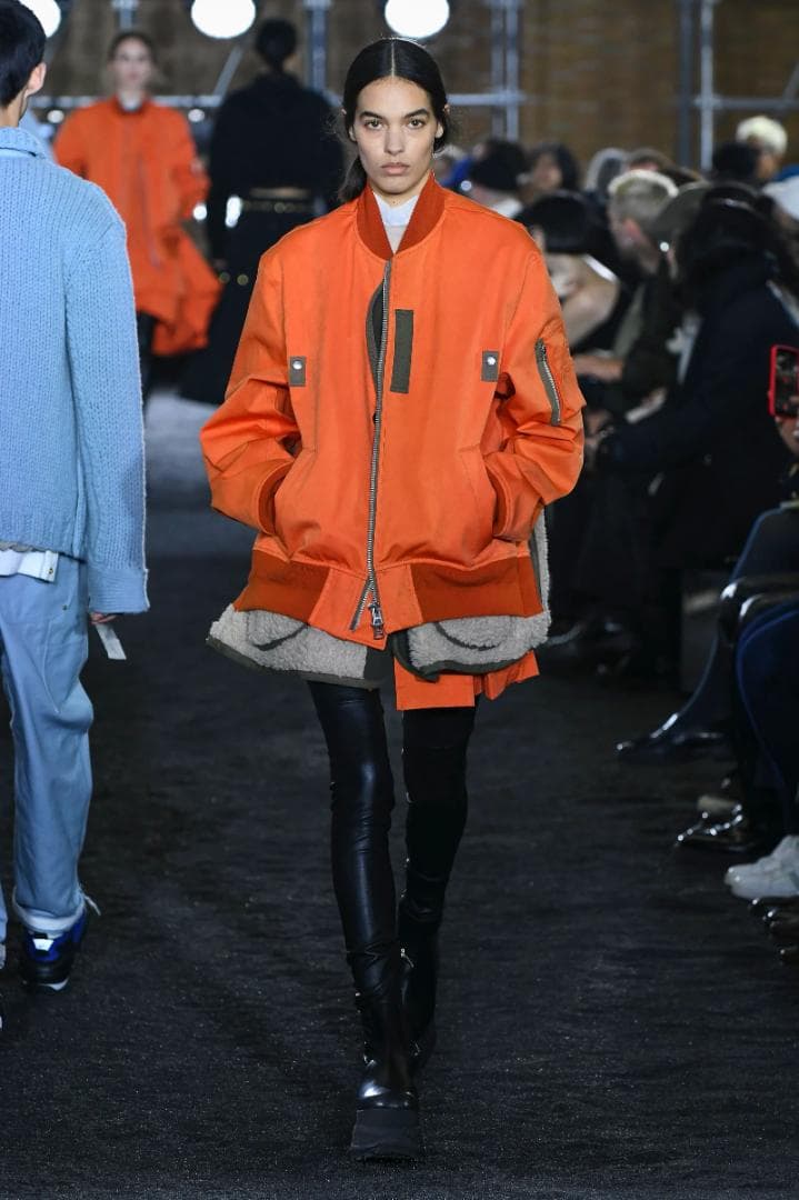 専用sacai サカイ ミックスブルゾン ハイブリッド 再構築