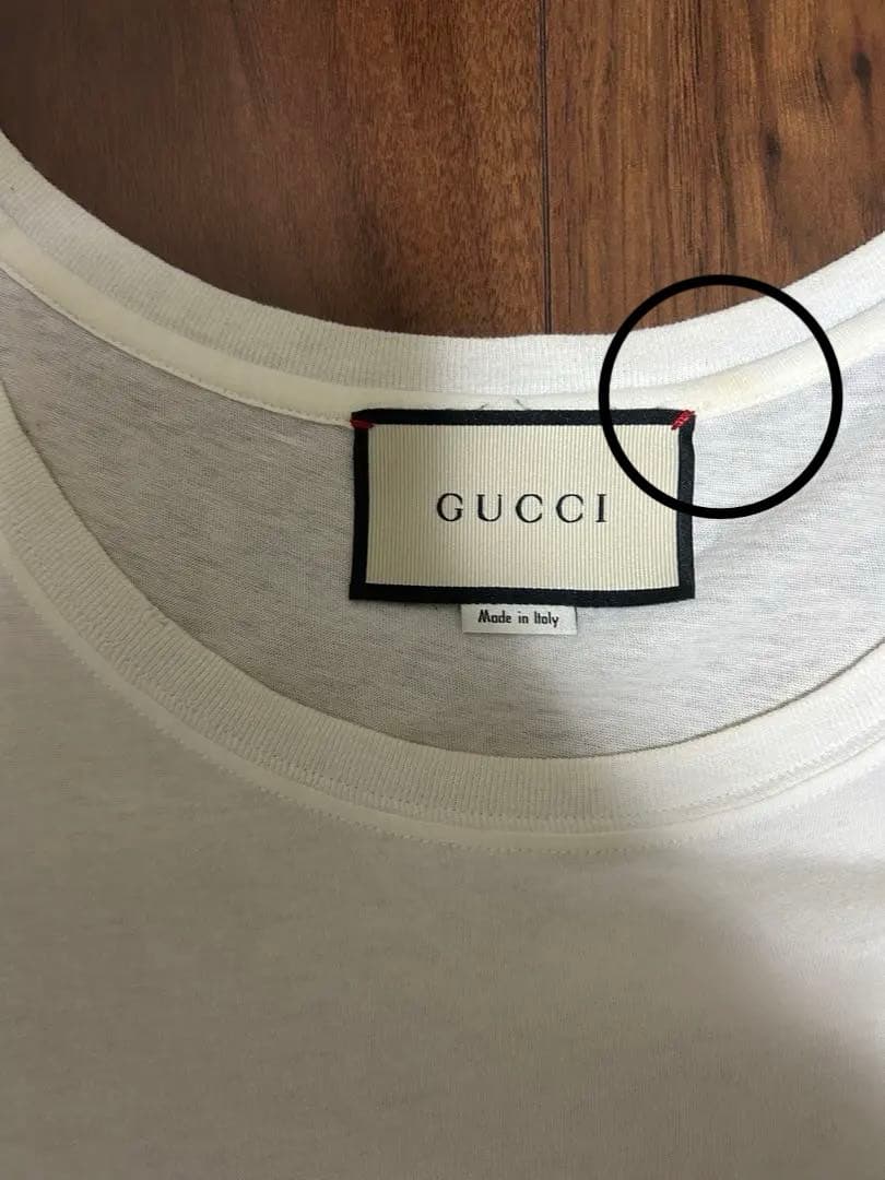 GUCCI グッチ ロゴ ウォッシュドTシャツ ヴィンテージ加工