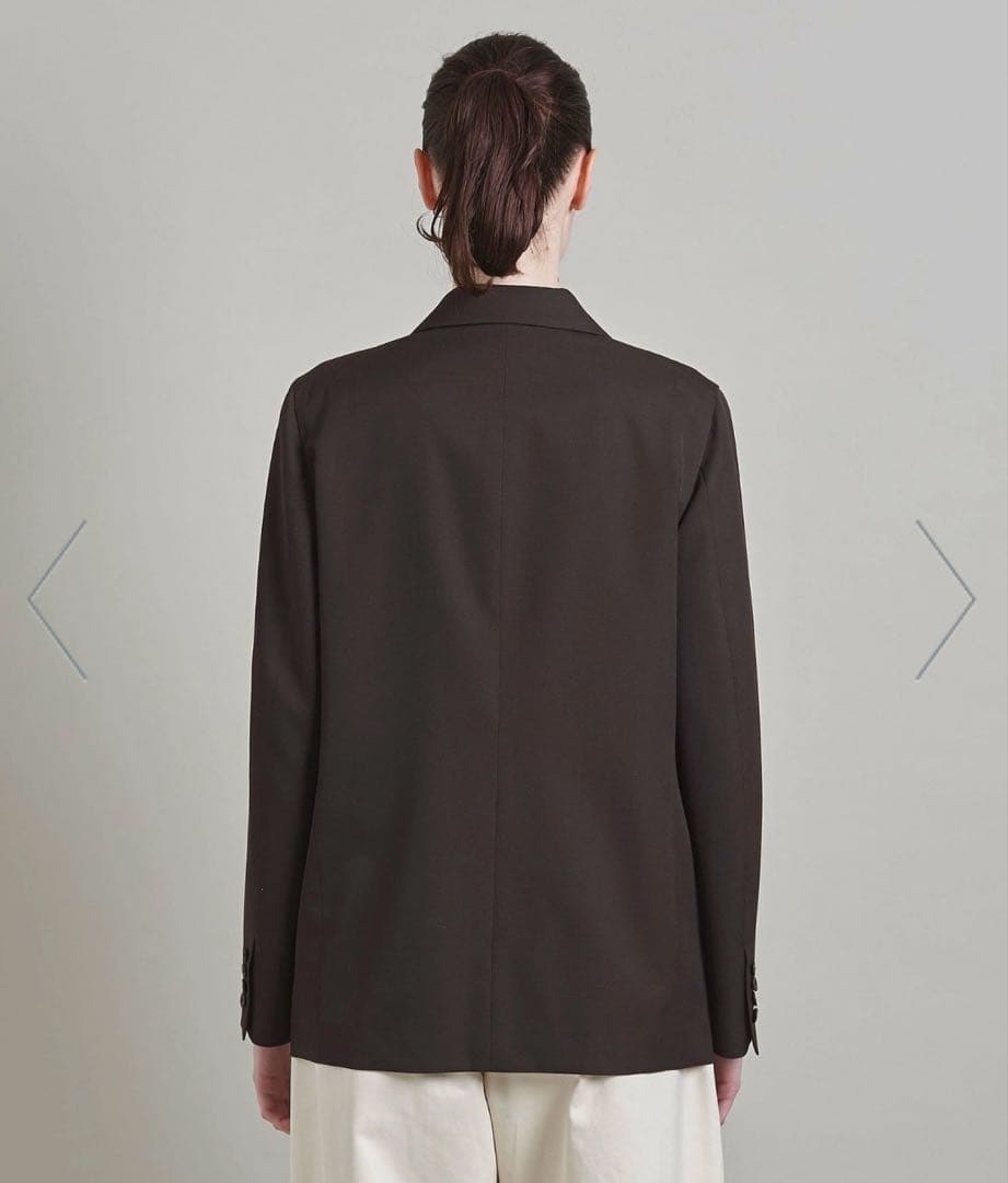 <LOEFF>ウールギャバ ダブルブレスト ジャケット