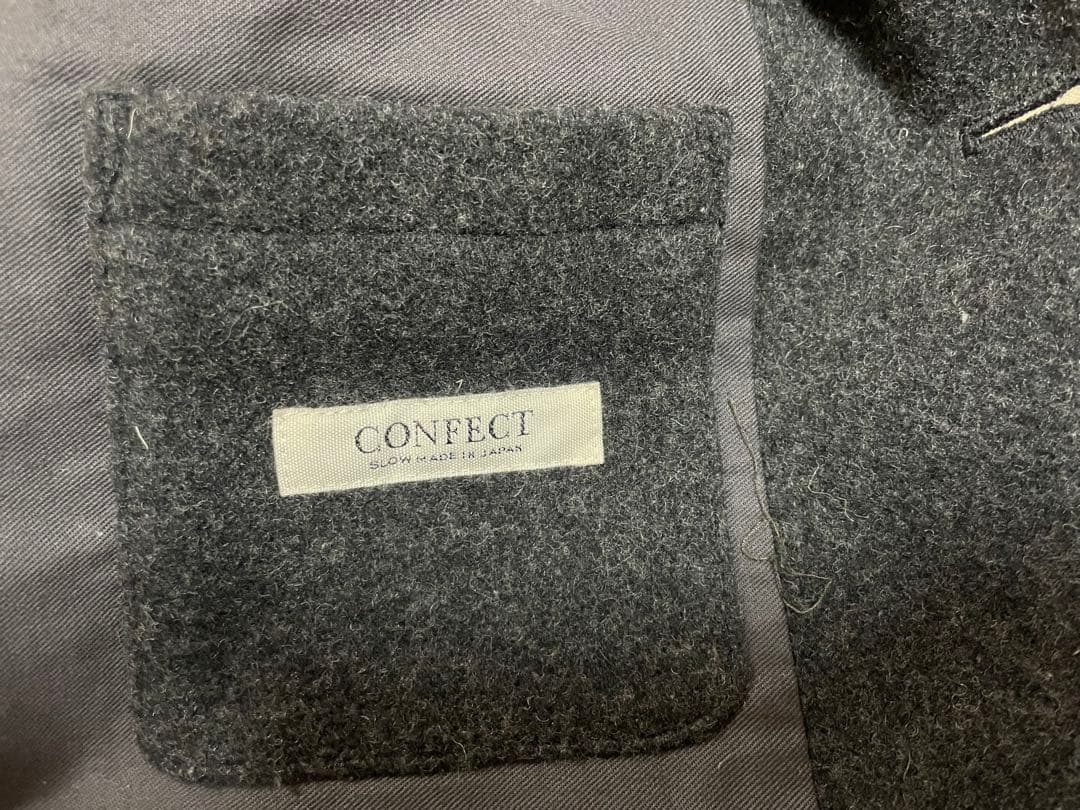 confect ウールモッサークルーネックベスト