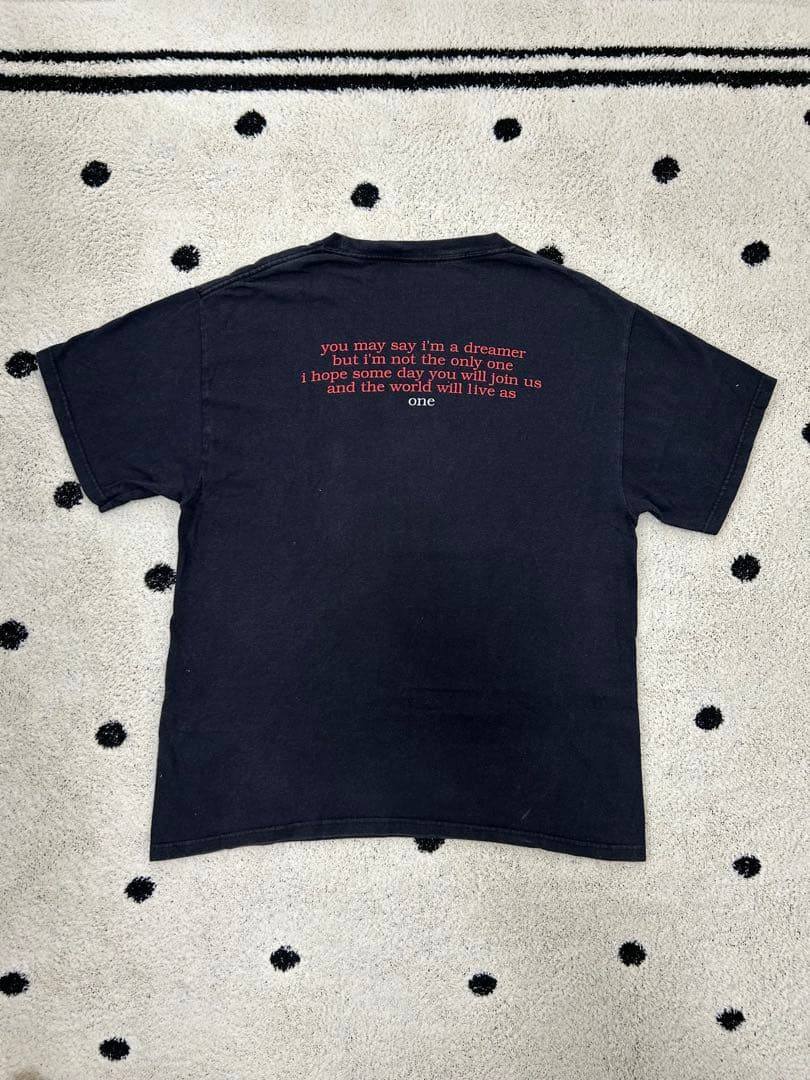 90s ジョン・レノン Tシャツ ブラック