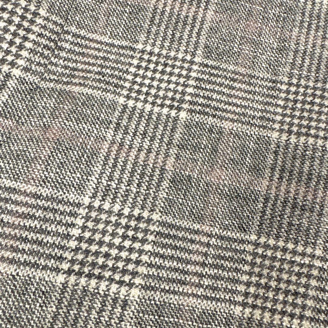 超ビッグ4XL エルメネジルドゼニア 千鳥格子 テーラードジャケット ツイード