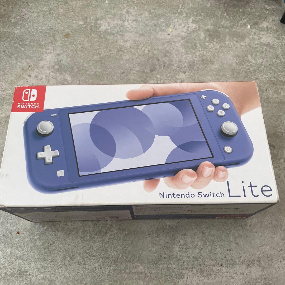 Nintendo Switch Lite 青色 本体 箱付き充電器付き