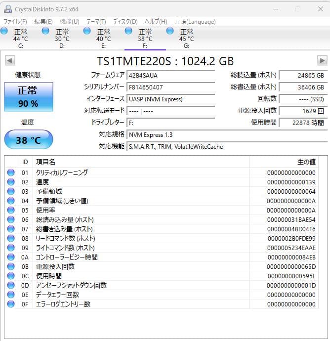 M.2 NVMe SSD 1TB＆外付けケース