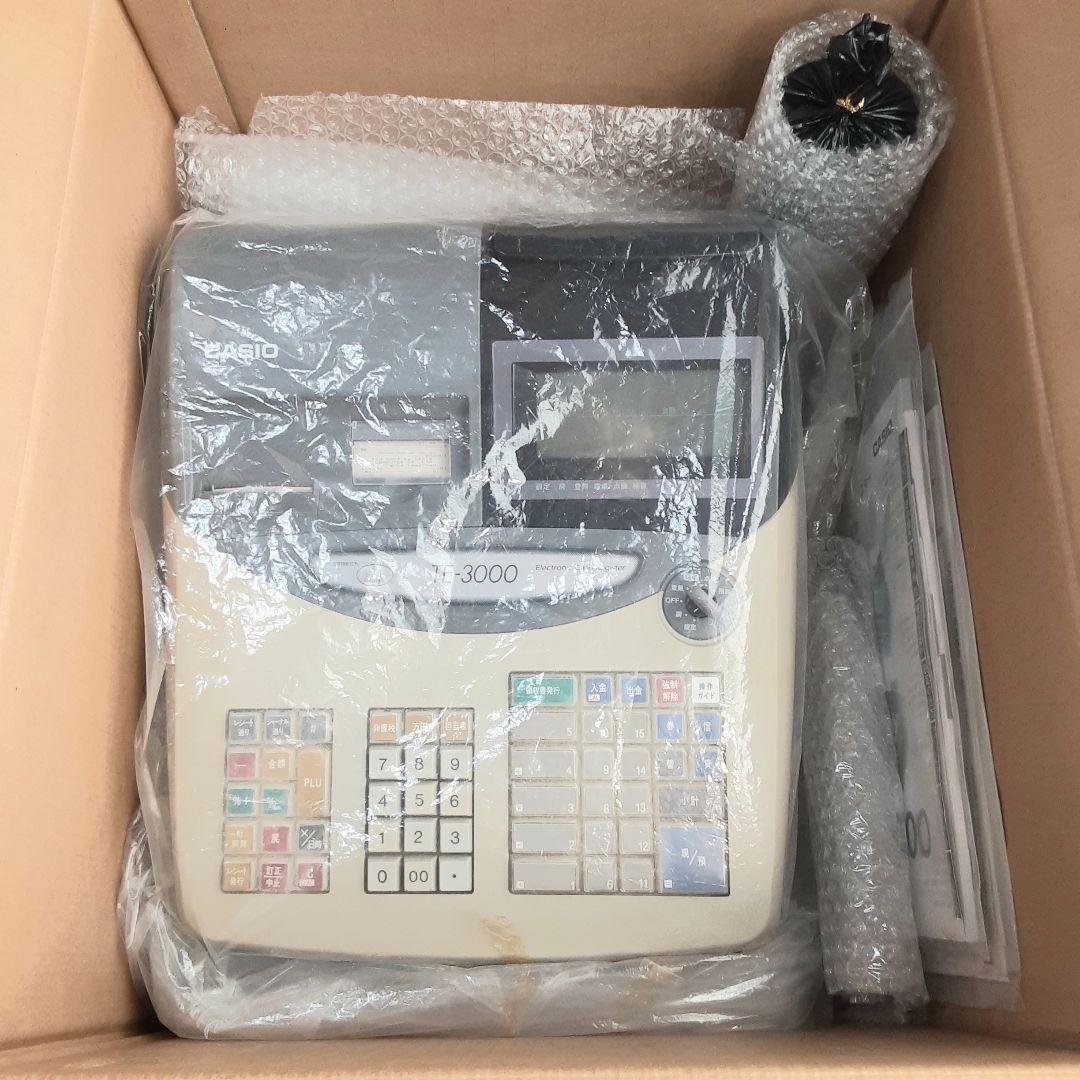 【木村様用】CASIO カシオ 電子レジスターTE-3000 鍵付き