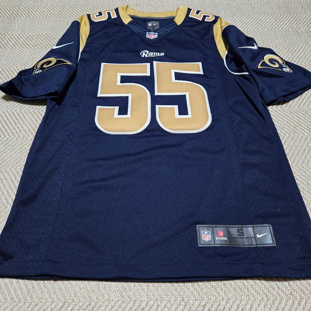 【美品】NIKE ナイキ NFL ロサンゼルスラムズ ゲームシャツ　Sサイズ