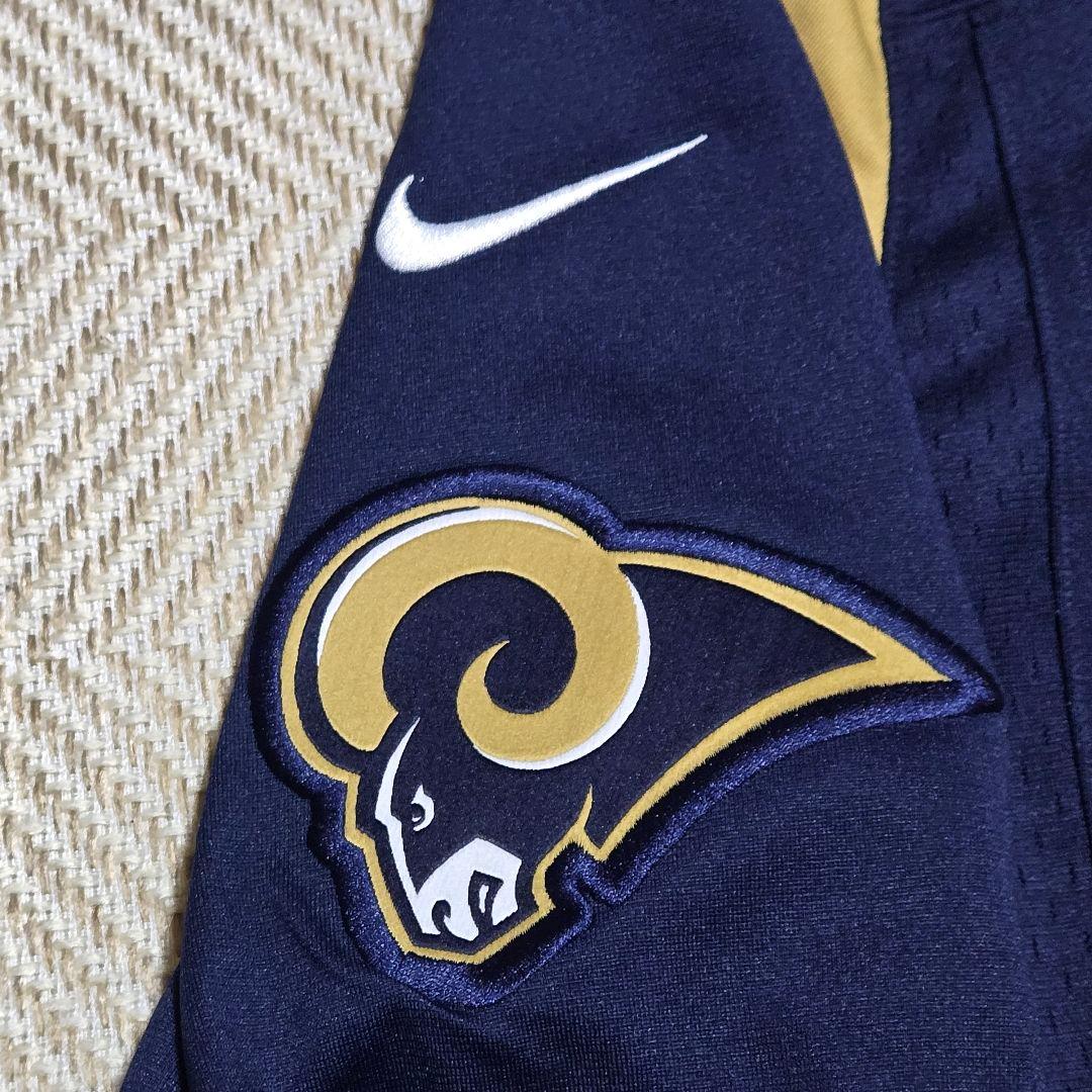 【美品】NIKE ナイキ NFL ロサンゼルスラムズ ゲームシャツ　Sサイズ
