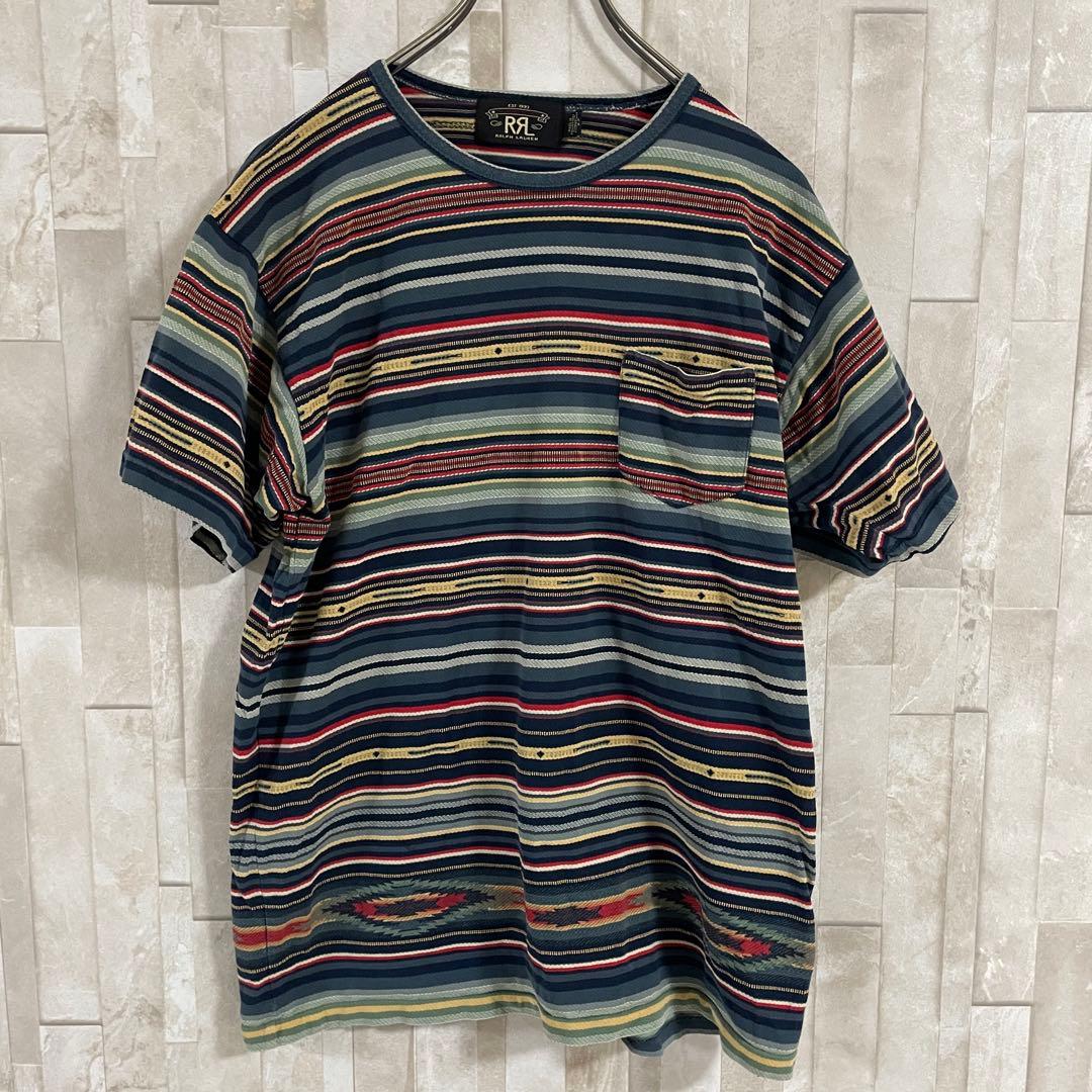 【希少美品】RALPH LAUREN ダブルアールエル 半袖Tシャツ サイズL