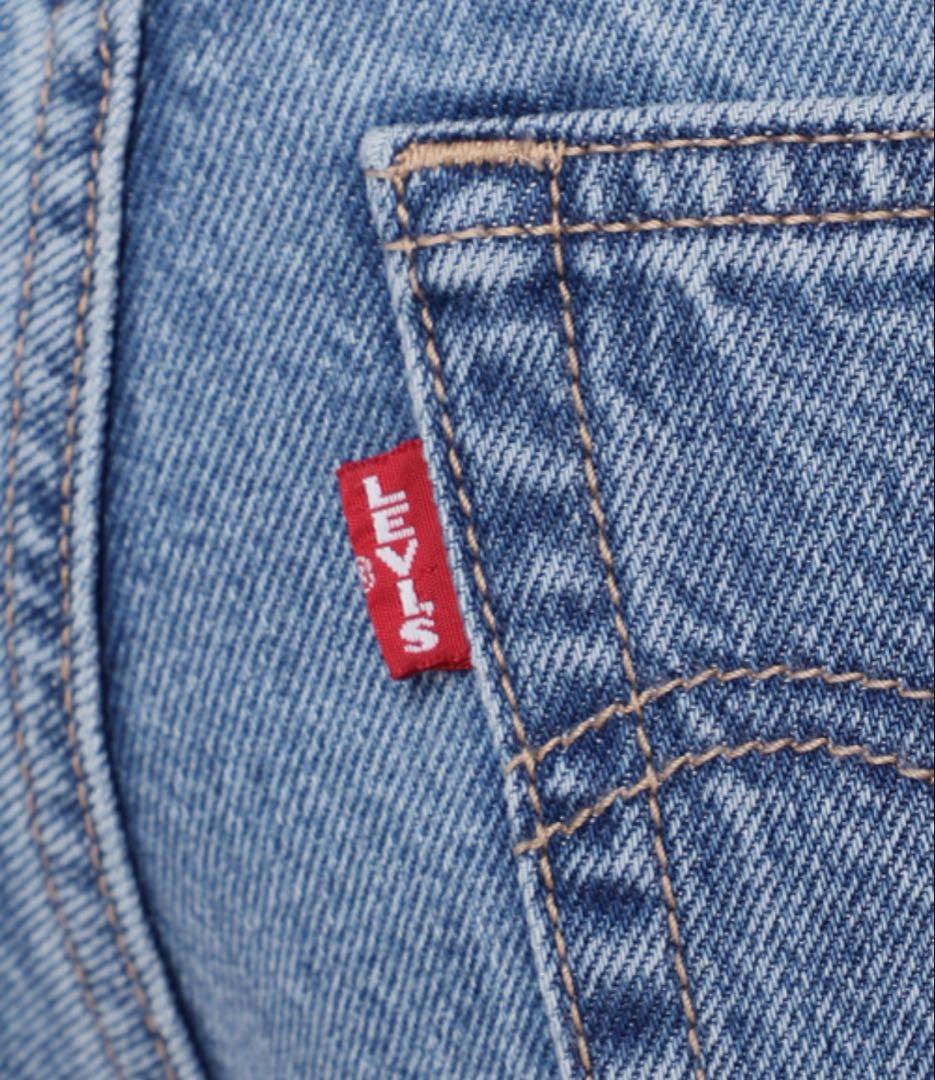 ジーンズ デニムパンツ 別注「LEVI’S」RIBCAGE WIDE LEG