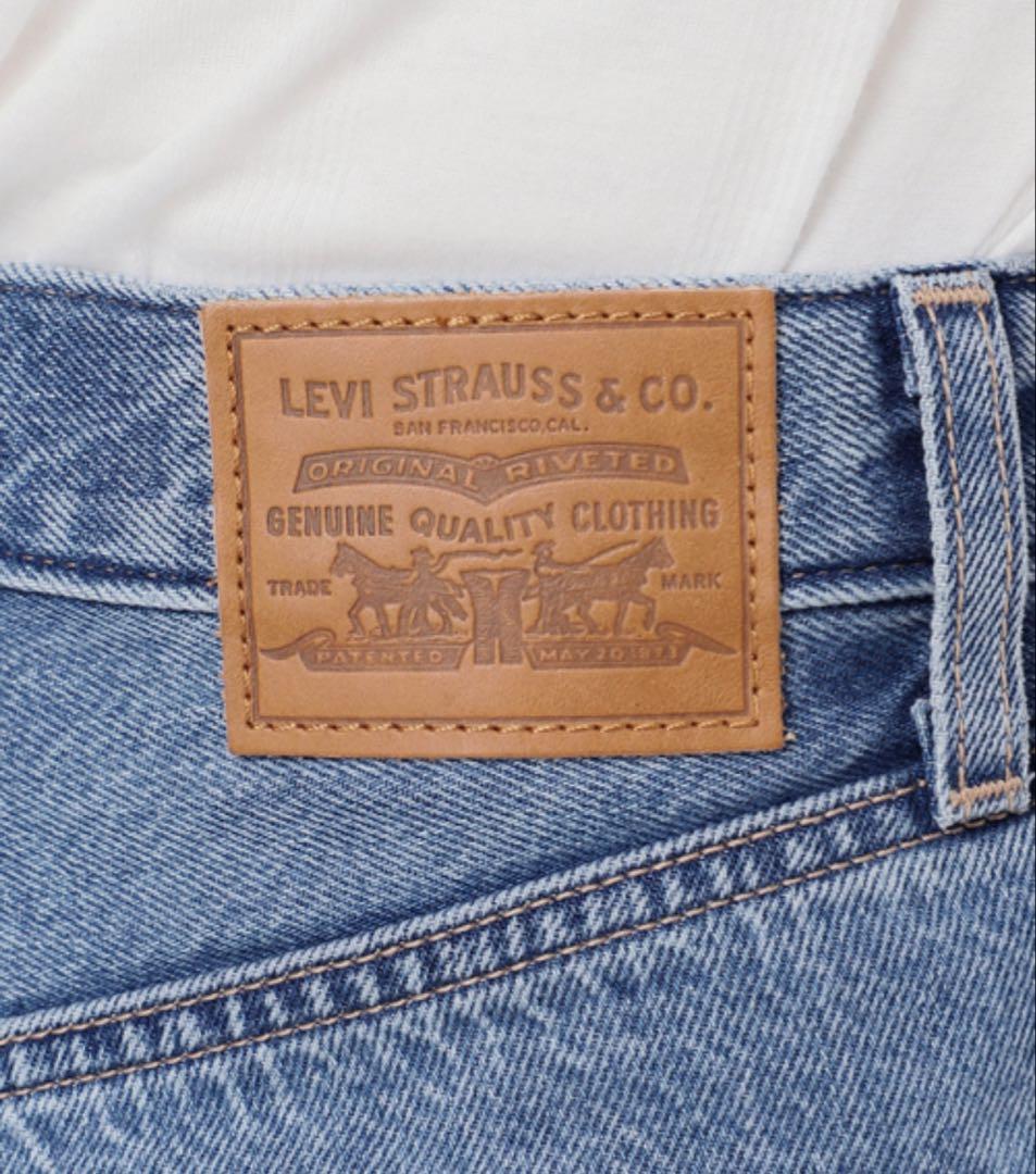 ジーンズ デニムパンツ 別注「LEVI’S」RIBCAGE WIDE LEG