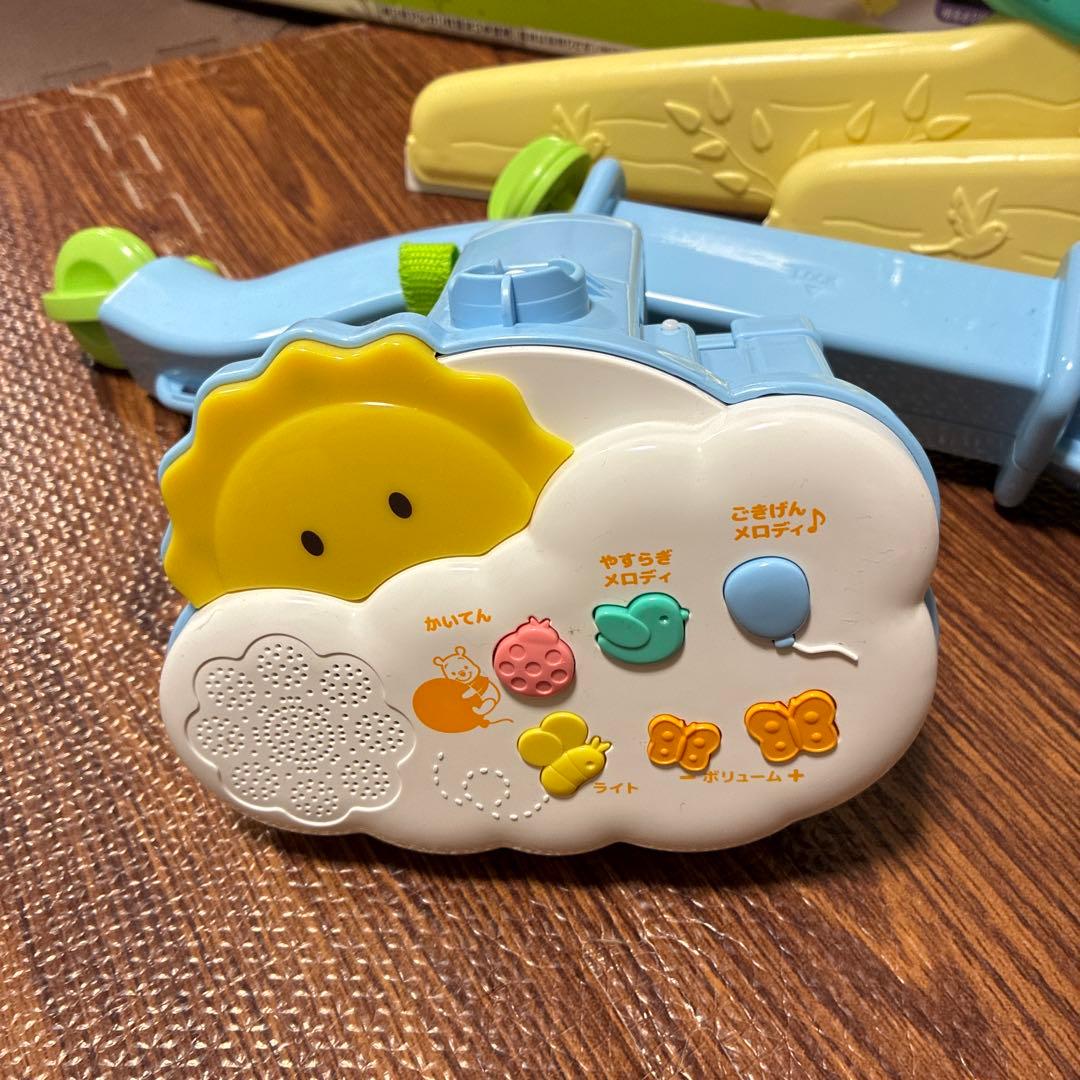 【美品】　くまのプーさん えらべる回転 6WAYジムにへんしんメリー　プーメリー