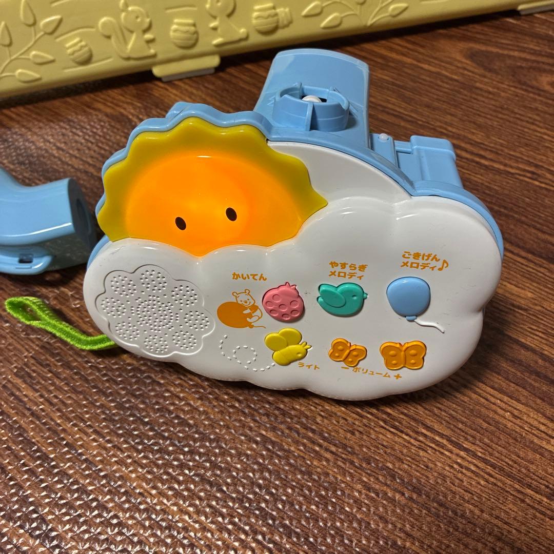 【美品】　くまのプーさん えらべる回転 6WAYジムにへんしんメリー　プーメリー
