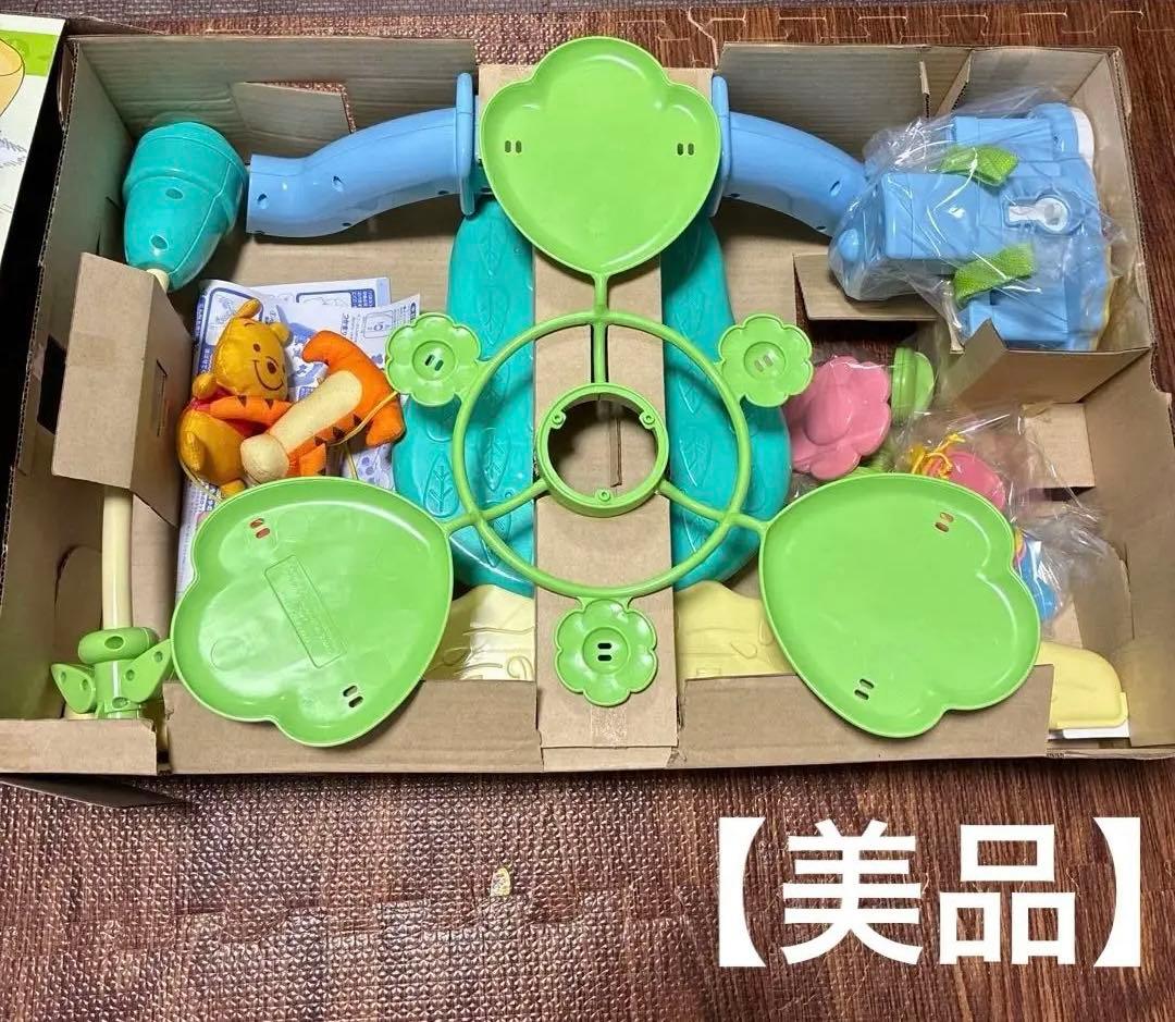 【美品】　くまのプーさん えらべる回転 6WAYジムにへんしんメリー　プーメリー
