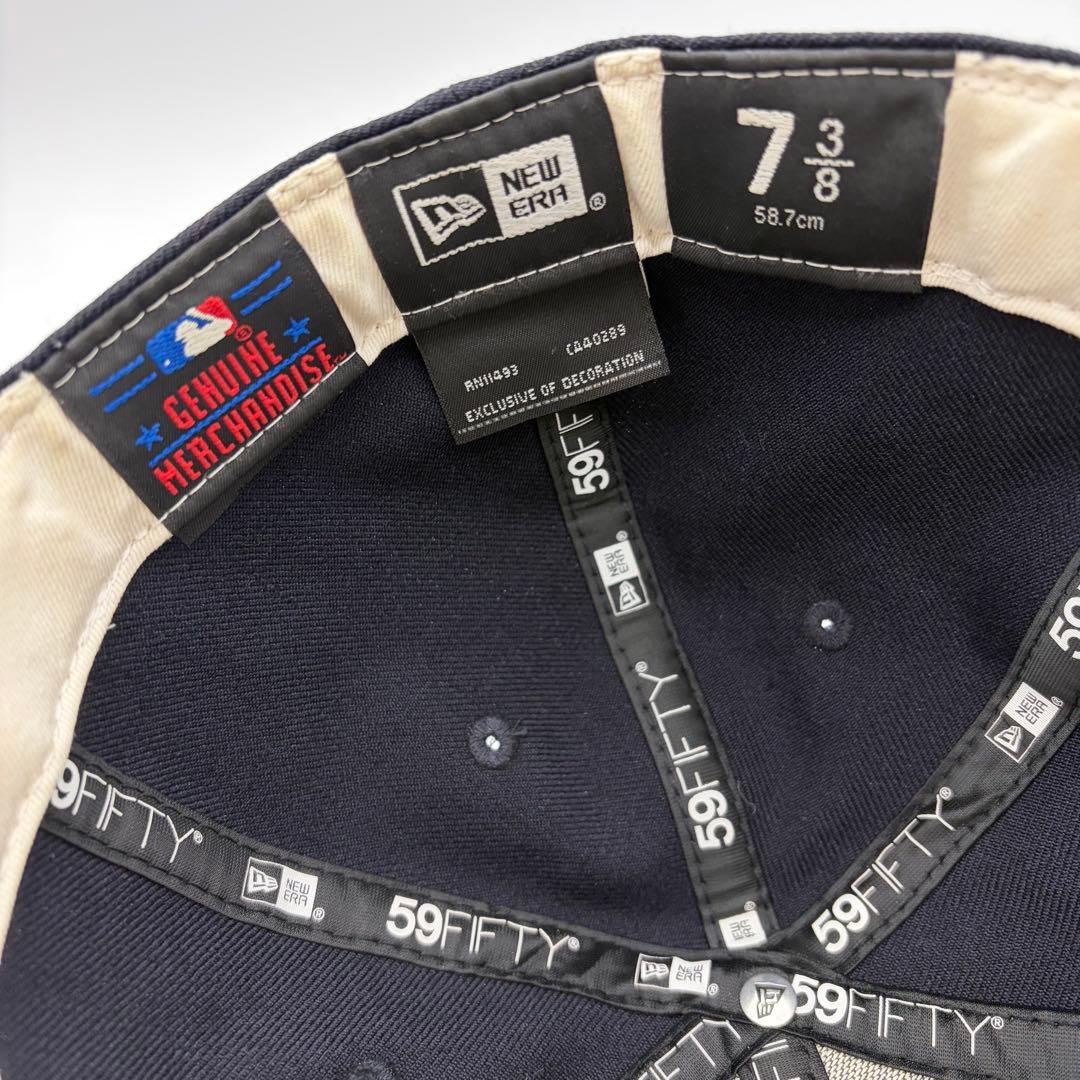 ニューエラ NEW ERA ヤンキース 漢字 ネイビー キャップ 7 3/8