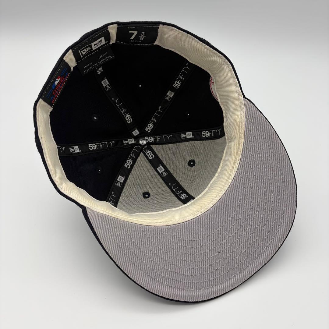 ニューエラ NEW ERA ヤンキース 漢字 ネイビー キャップ 7 3/8