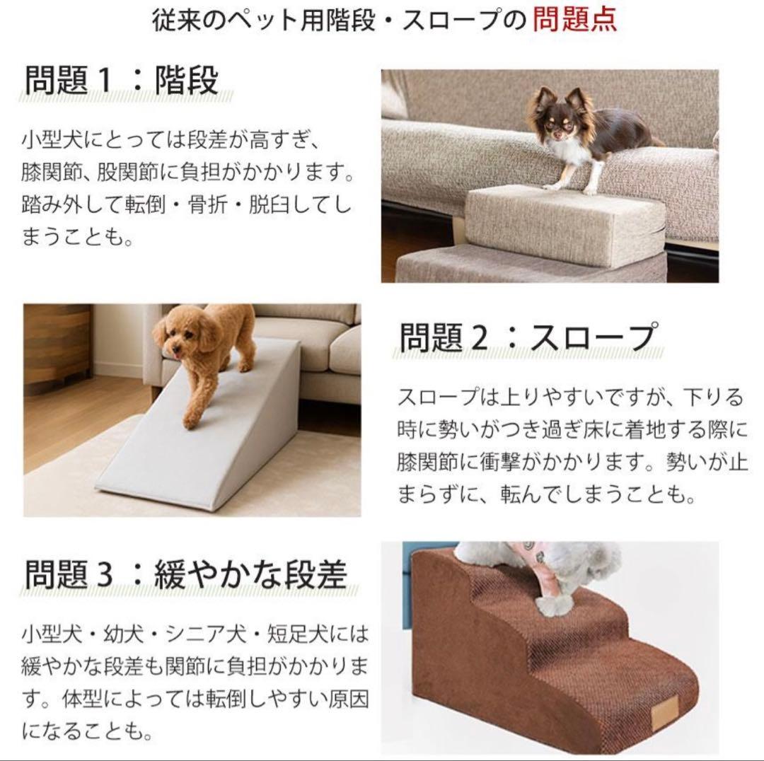 ペット用階段　さざなみスロープ　新品