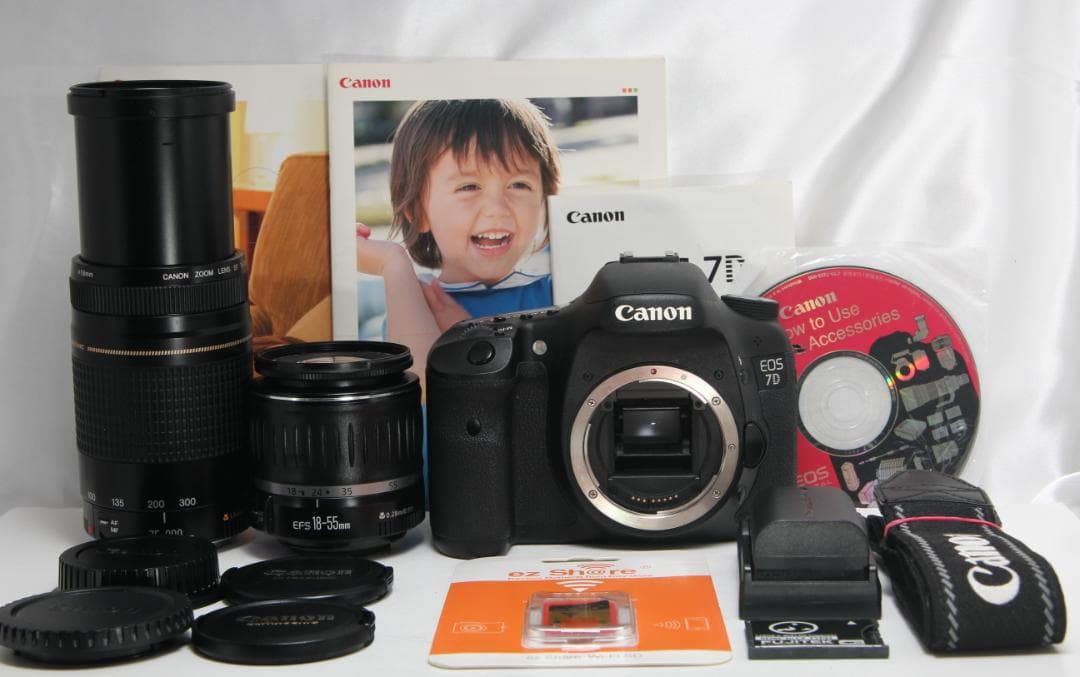 ❤️Canon EOS7Dダブルレンズ☆スマホに転送&超高画質で動画も撮れる❤️