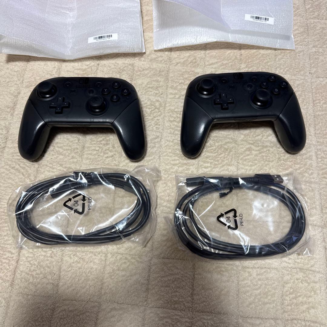 【美品】Nintendo Switch Proコントローラー　2個セット