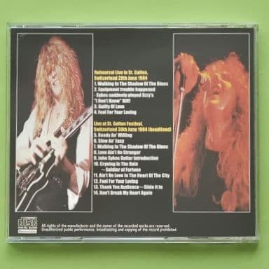 Whitesnake　John Sykes　Slider　CD