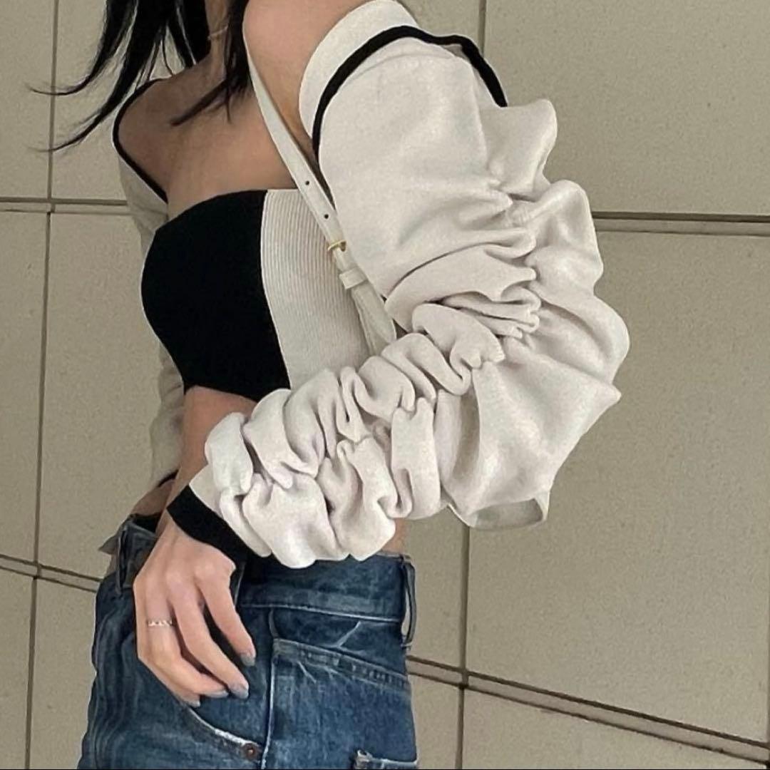 トップス frame line knit ensemble Il