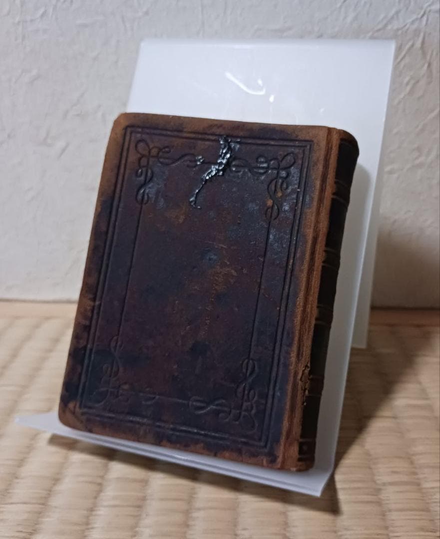 【聖書】新約全書 小型聖書 革装本 米国聖書会社刊 明治大正期