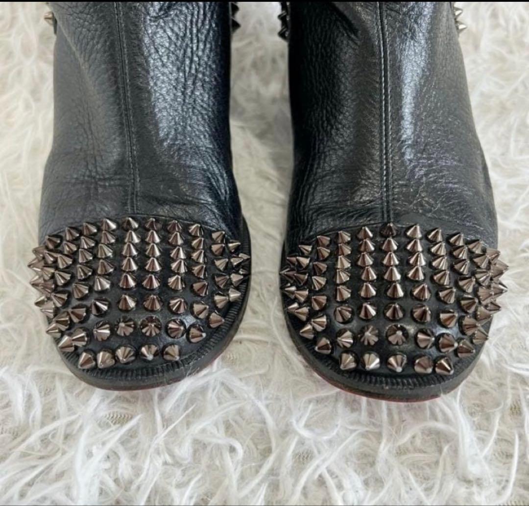 m*n様 Christian Louboutin ロングブーツ スタッズ jue